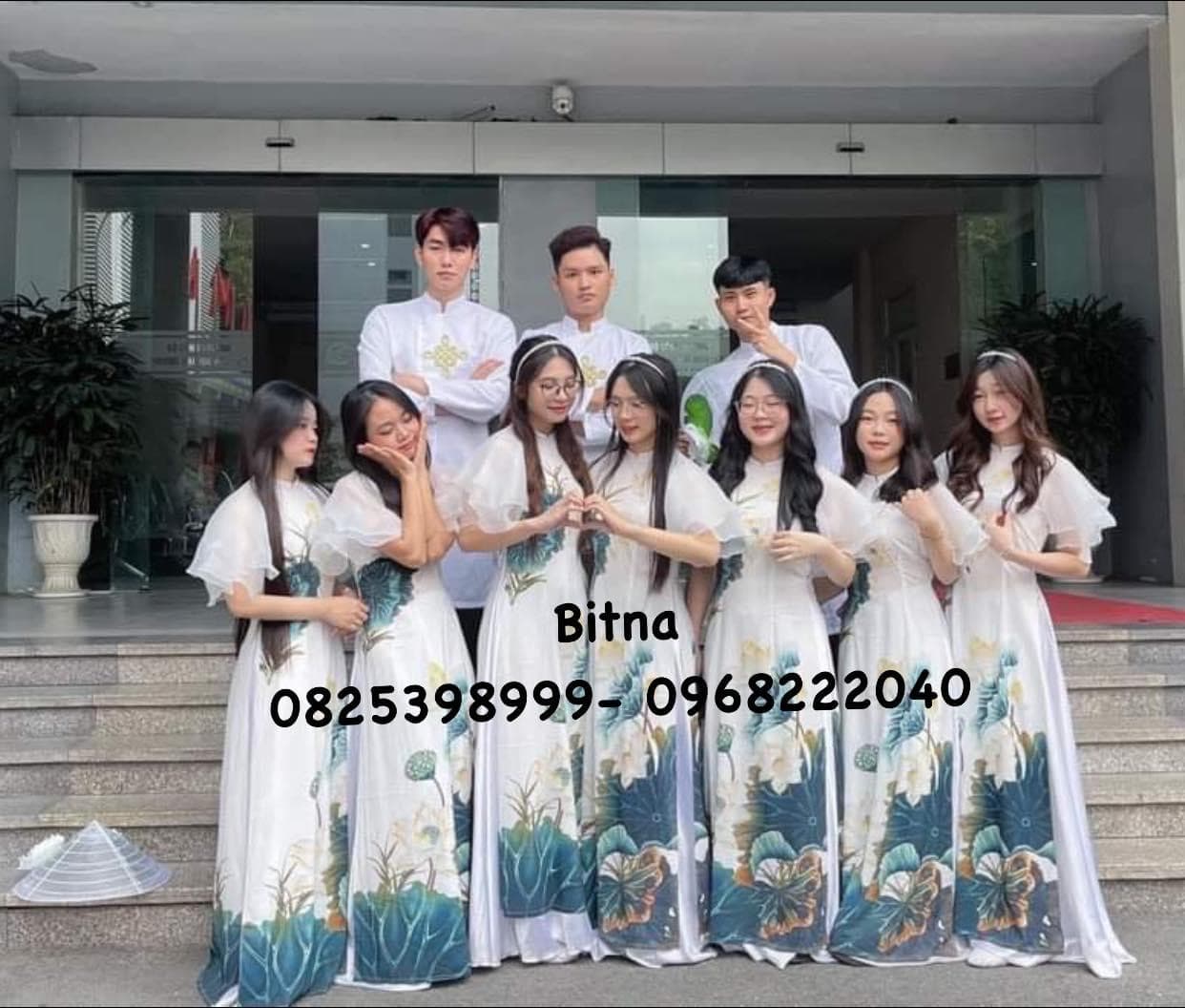 ÁO DÀI CÁCH TÂN HOA SEN